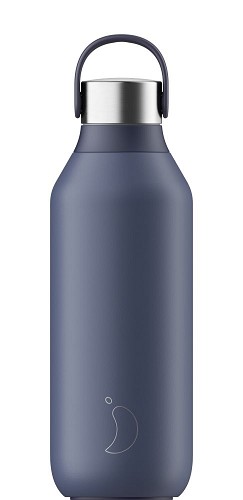 Chillys Bottle 500ml Whale Blue